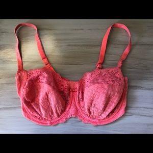 Panache Bra, 36F, Coral
